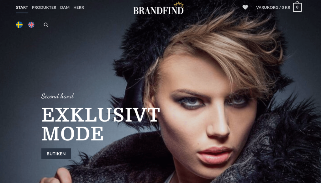 New e-commerce Brandfind from Design from Sweden