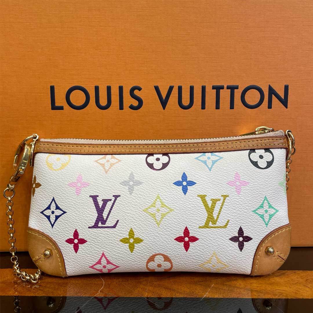 Louis Vuitton Multicolor Game On Pochette Cartes Gold - Brandfind