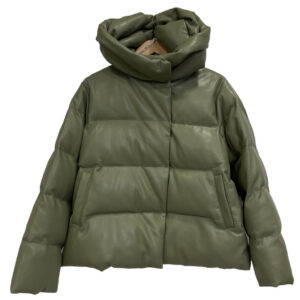 Jakke Vegan Leather Green Jacket