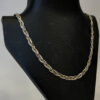 Silver Necklace Braided