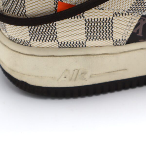 Logotyp av Louis Vuitton Nike Skor Damier