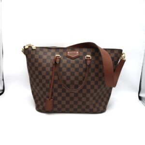 Framsida av Louis Vuitton Belmont Damier Ebene