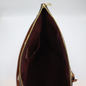 Insida av Louis Vuitton Belmont Damier Ebene